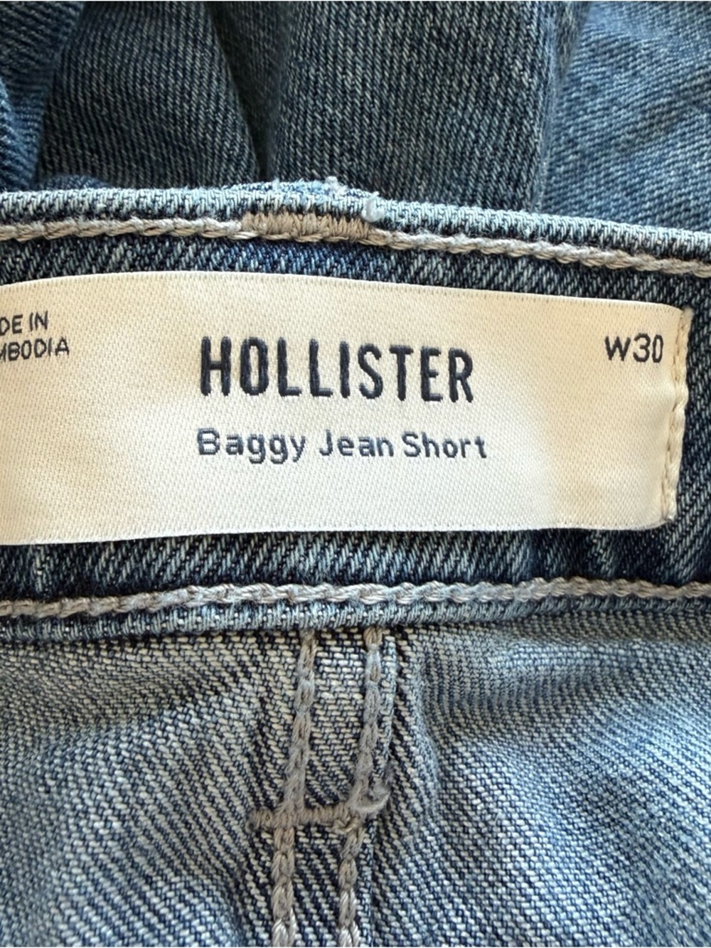 Hollister baggy jorts Sz 30 - Picture 6 of 6